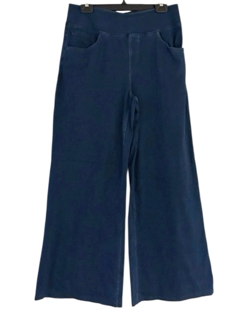 Halara Wide Leg Jeans Size Large Dark Wash Stretch High Rise NEW With Tags - Picture 2 of 9
